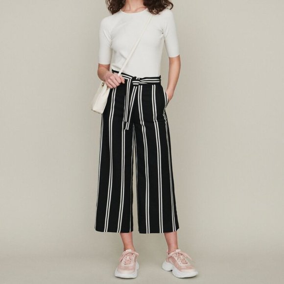 MAJE [NWT] "Pakila" Woven Wide-Leg Trouser - Picture 2 of 9